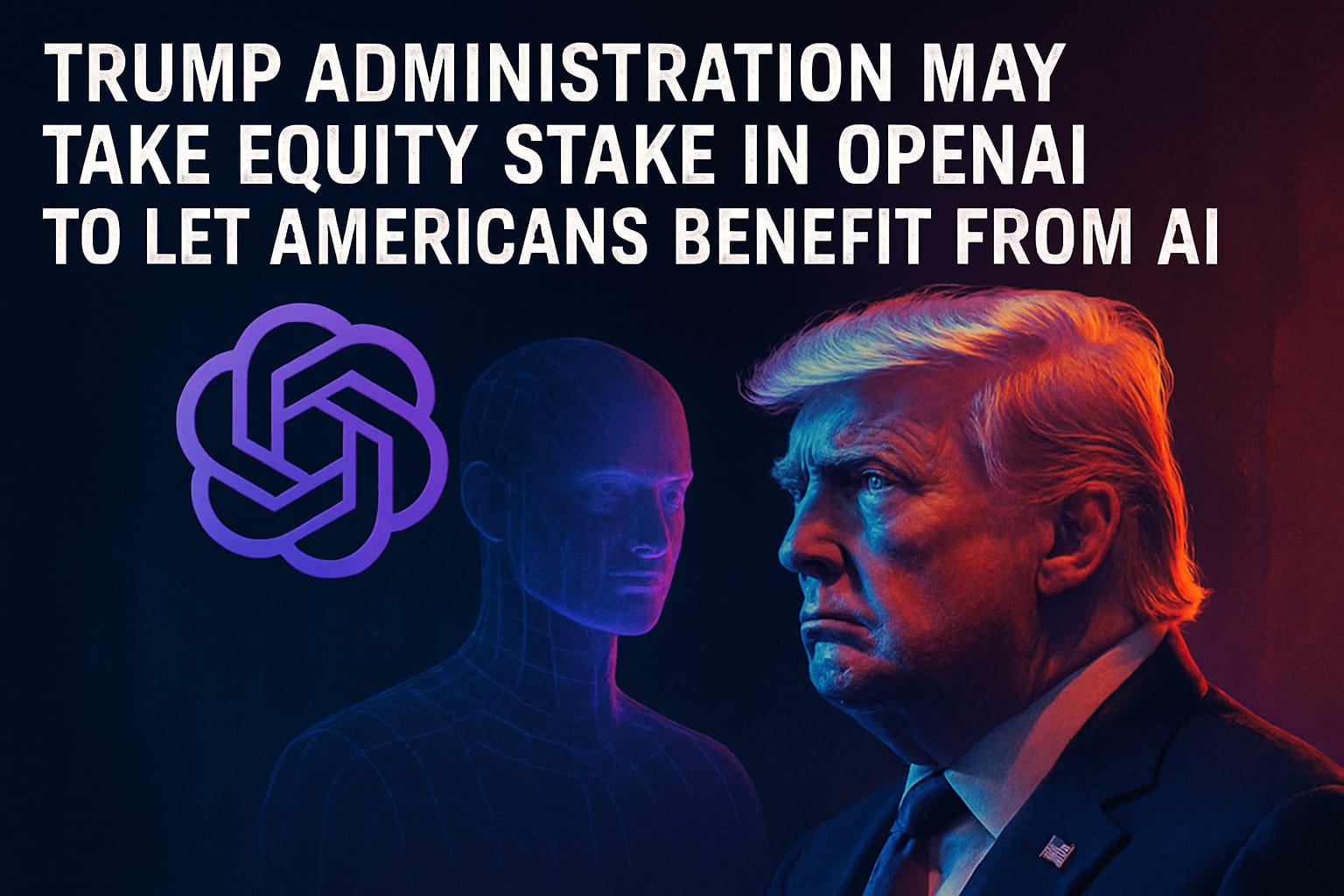 Trump Administration May Take Equity Stake in OpenAI to Let Americans Benefit from AI